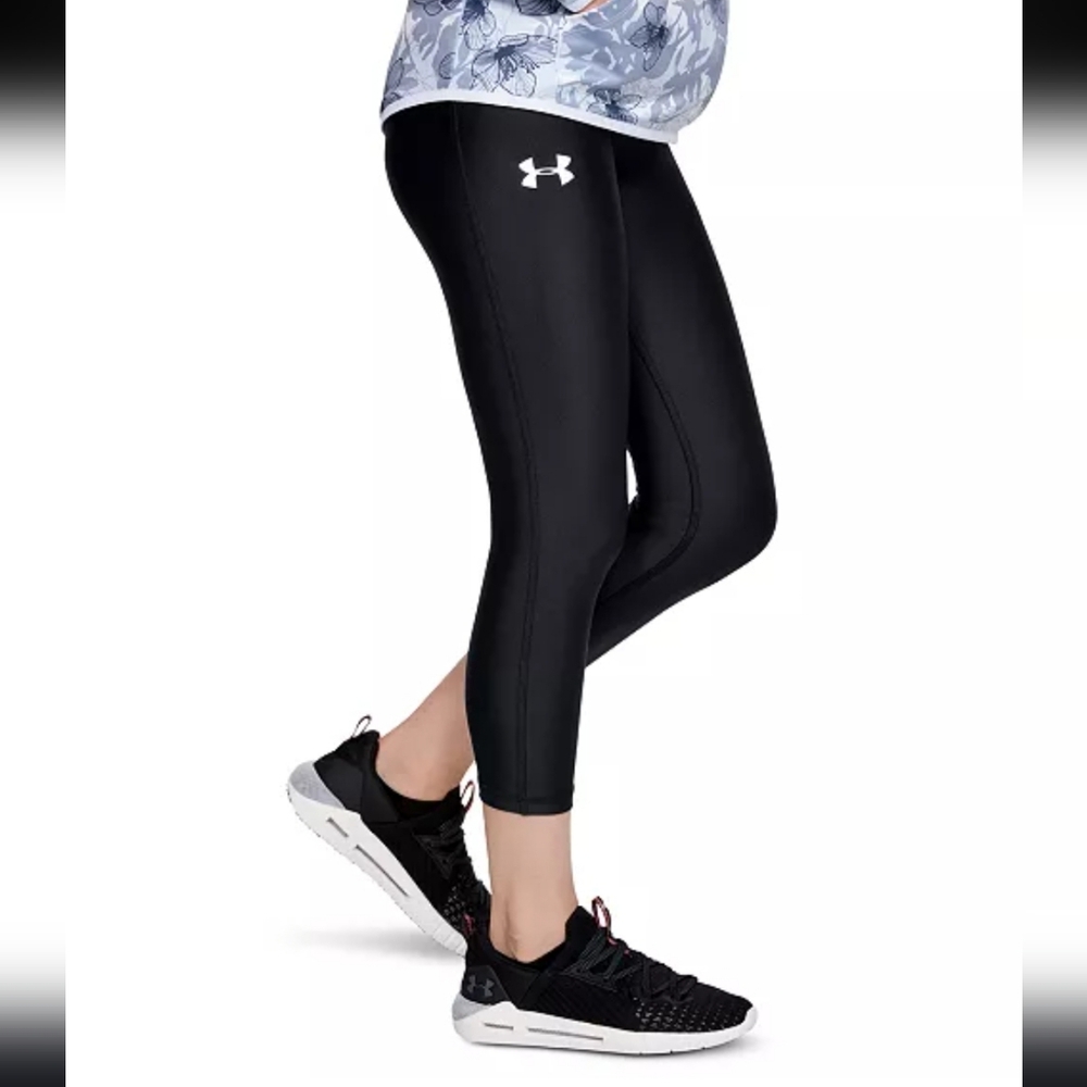 Under Armour Kids' Black Performance Ankle Crop